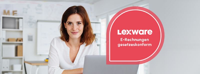 LEXWARE E-Rechnungen gesetzeskonform